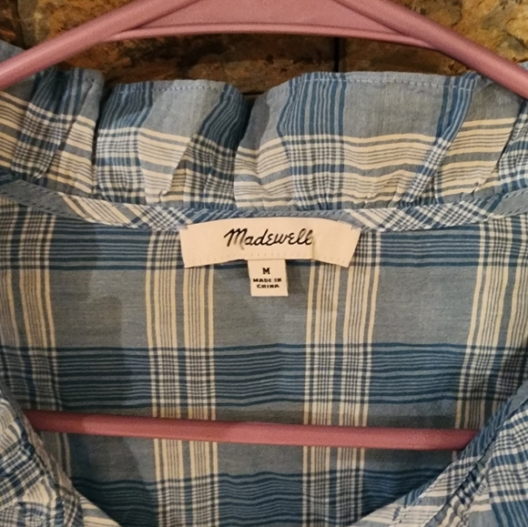 Madewell Ruffle Collar Blouse - Picture 2 of 5
